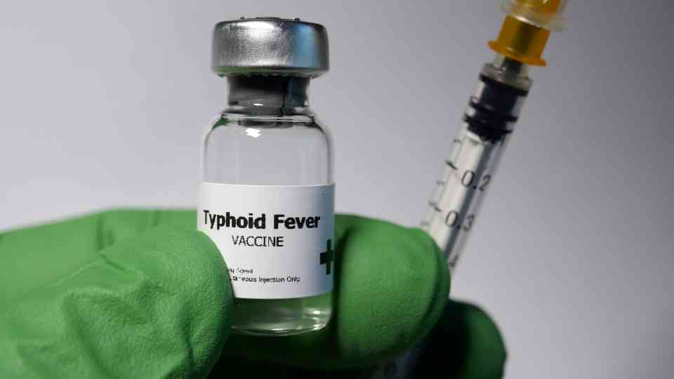 who can get typhoid vaccine market harborough